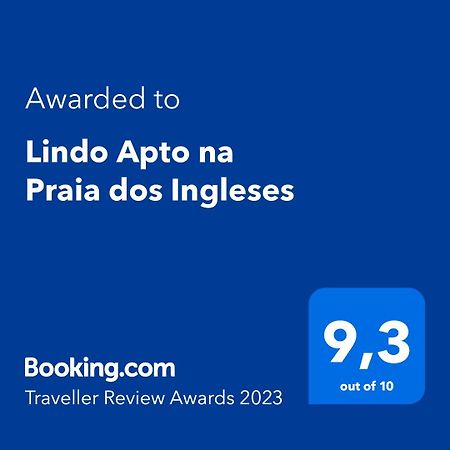 Lindo Apto Na Praia Dos Ingleses Florianópolis Eksteriør billede